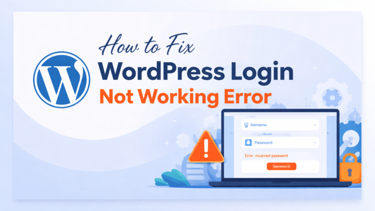 Fix WordPress Login Page Not Working