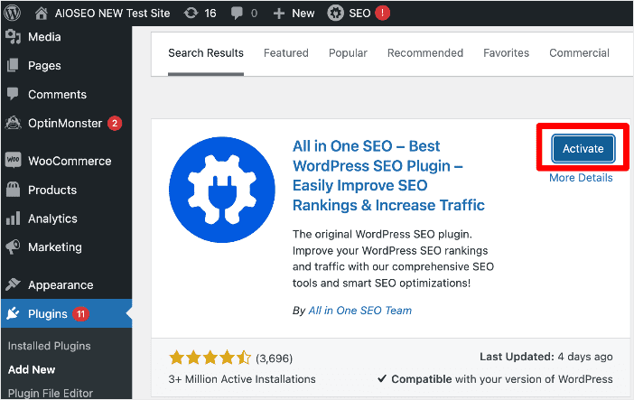 Activate Plugins One by One
