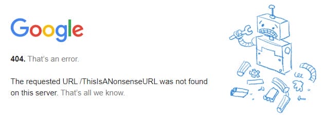 Broken Website Design