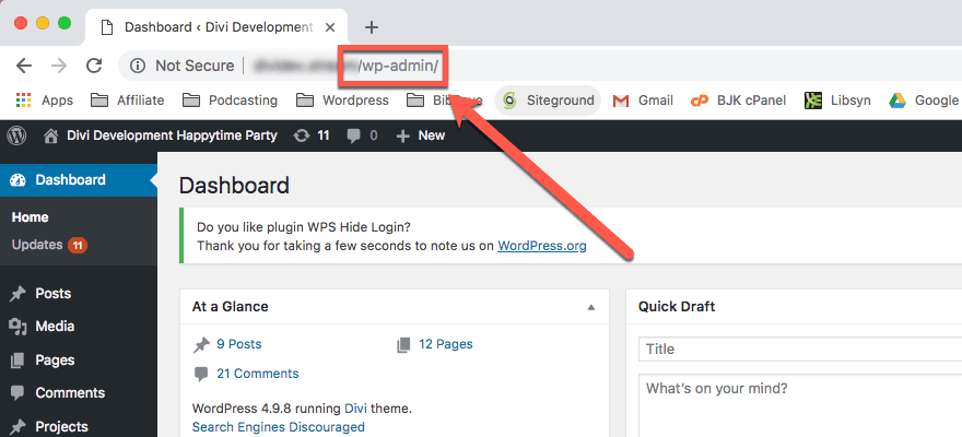 Change the Default Login URL