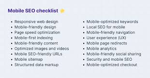 Mobile SEO Checklist