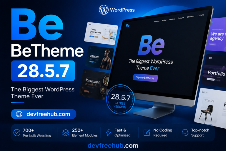 BeTheme 28.5.7: Complete WordPress Theme