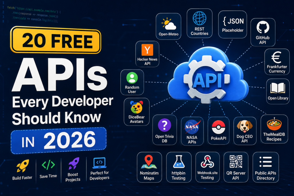 Free public apis for developers