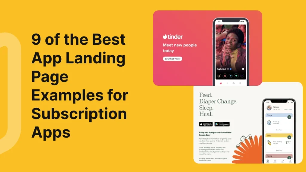 Mobile App Landing Pages