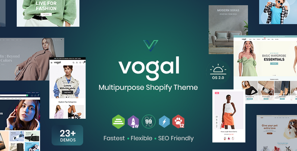 Vogal 2.2: The Ultimate Multipurpose Shopify Theme